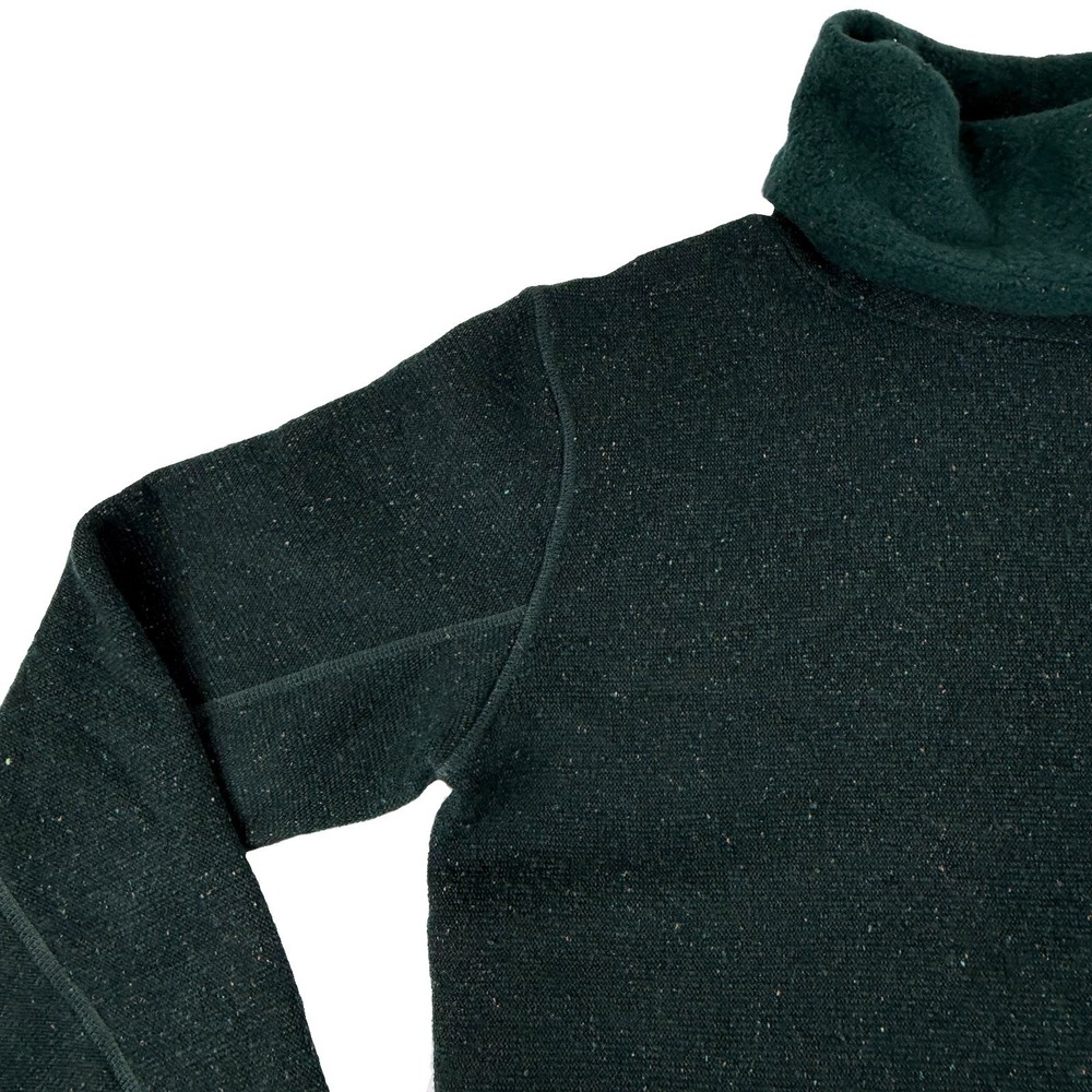 Smartwool Hudson Trail Pullover Fleece Cowl Neck Sweater Green Women's XL NWOT - Picture 2 of 12